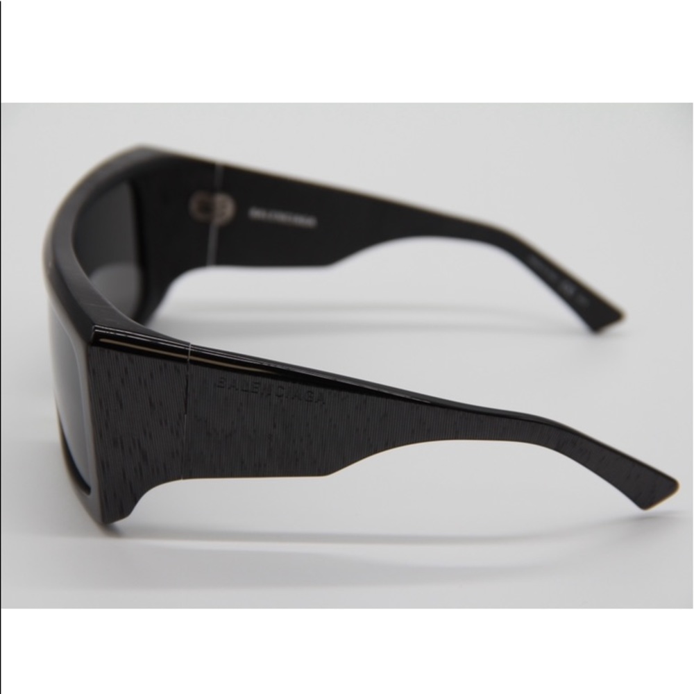 NEW BB0002S 003 UNISEX SHIELD SUNGLASSES BALENCIAGA BB0002S GREY - Picture 5 of 10